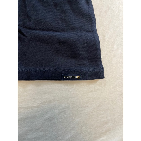 Eddie Bauer Mens‎ Long Sleeve Henley Shirt Navy Blue Cotton Tall L - Picture 5 of 7